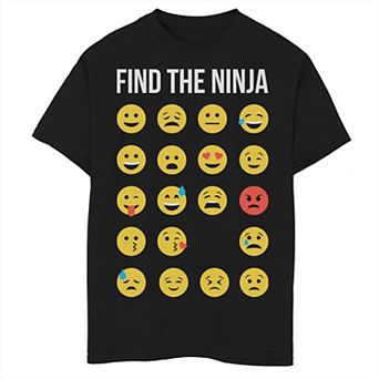 Boys 8-20 Fifth Sun Find The Ninja Emoji Graphic Tee