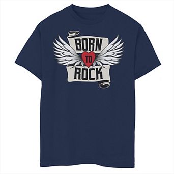 Boys 8-20 Fifth Sun Born To Rock Heart Wings Graphic Tee