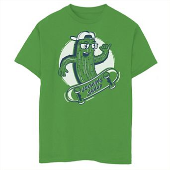 Boys 8-20 Fifth Sun Looking Sharp Skateboarding Cacti Graphic Tee