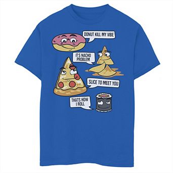 Boys 8-20 Fifth Sun Food Fight Puns Graphic Tee