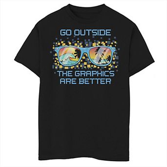 Boys 8-20 Fifth Sun Go Outside The Graphics Are Better Graphic Tee