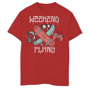 Boys 8-20 Fifth Sun Weekend Plans Skateboard Graphic Tee