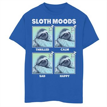 Boys 8-20 Fifth Sun Sloth Moods Box Up Graphic Tee
