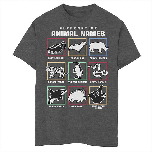 Boys 8-20 Fifth Sun Alternative Animal Names Box Up Graphic Tee