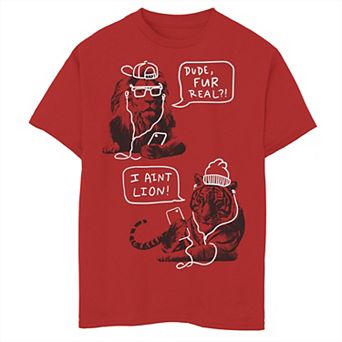 Boys 8-20 Fifth Sun Cool Lion Doodle Graphic Tee