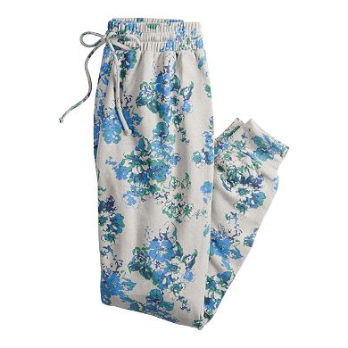 Women's LC Lauren Conrad Smocked-Cuff High-Waisted Jogger Sweatpants