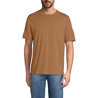 Men's Land's End Super-T Short Sleeve T-Shirt with Pocket