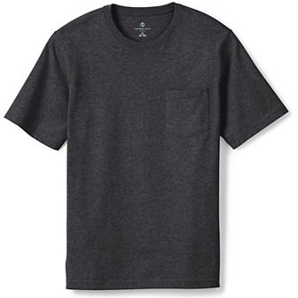 Men's Land's End Super-T Short Sleeve T-Shirt with Pocket