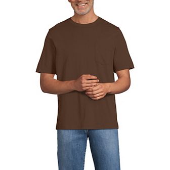 Men's Land's End Super-T Short Sleeve T-Shirt with Pocket