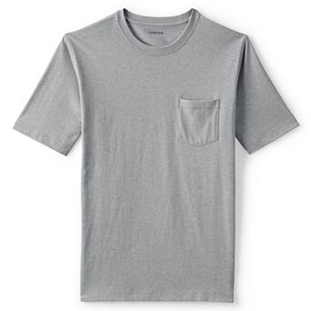Men's Land's End Super-T Short Sleeve T-Shirt with Pocket