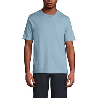 Men's Land's End Super-T Short Sleeve T-Shirt with Pocket