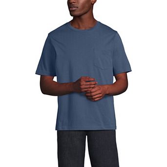 Men's Land's End Super-T Short Sleeve T-Shirt with Pocket