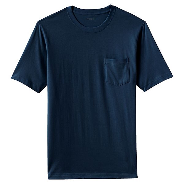 Men's Land's End Super-T Short Sleeve T-Shirt with Pocket