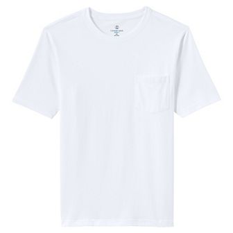 Men's Land's End Super-T Short Sleeve T-Shirt with Pocket
