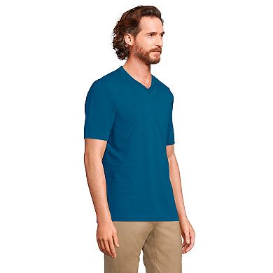 Men's Lands' End Super-T V-Neck Tee