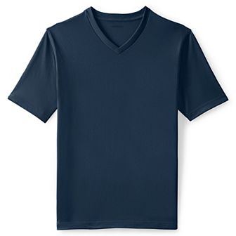 Men's Lands' End Super-T V-Neck Tee