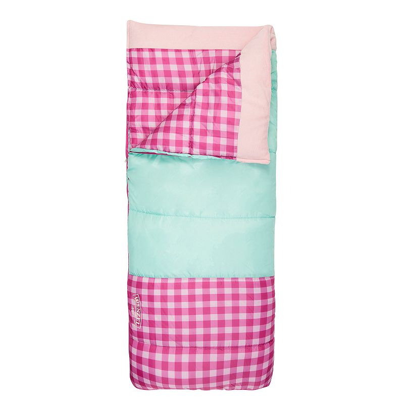 Wenzel Sapling 40-50 Degree Youth Sleeping Bag, Pink