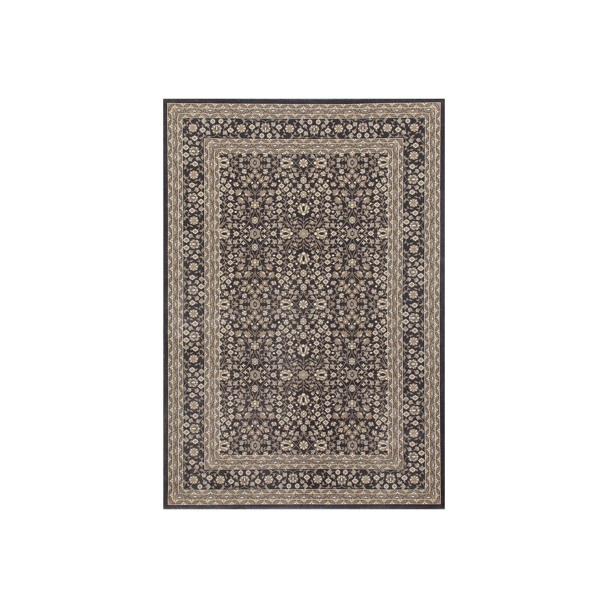 Art Carpet Kennidome Microfloral Rug, Gray Beige Linen