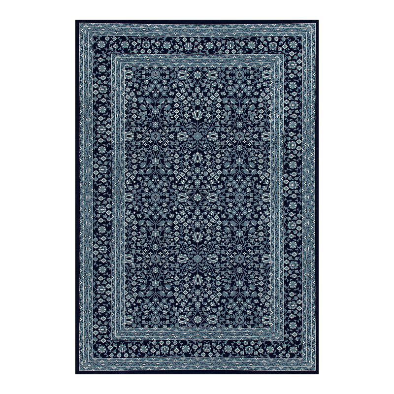 Art Carpet Kennidome Microfloral Rug, Blue, 4X6 Ft