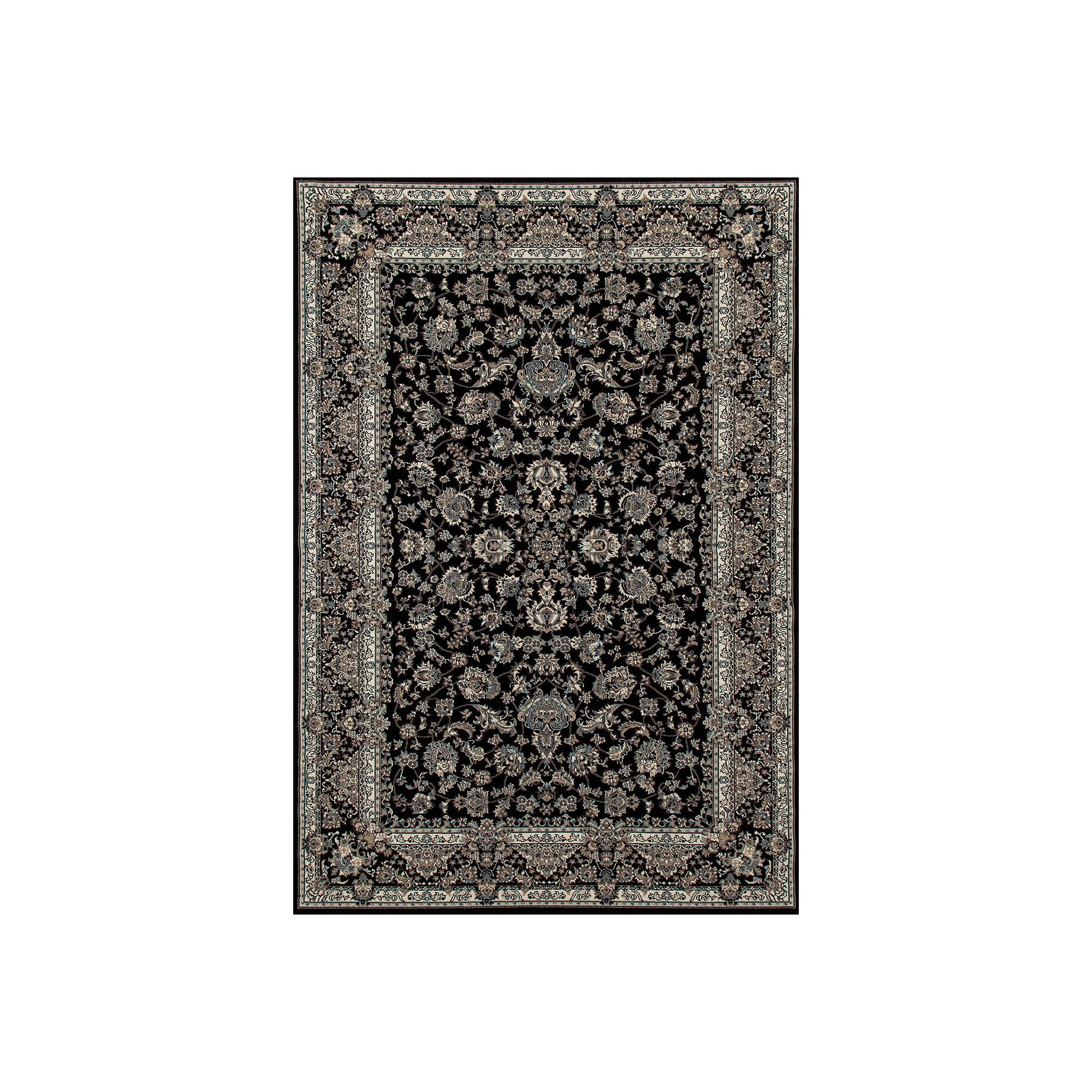 Art Carpet Kennidome Timeless Black Rug, Black Cream Blue Brown