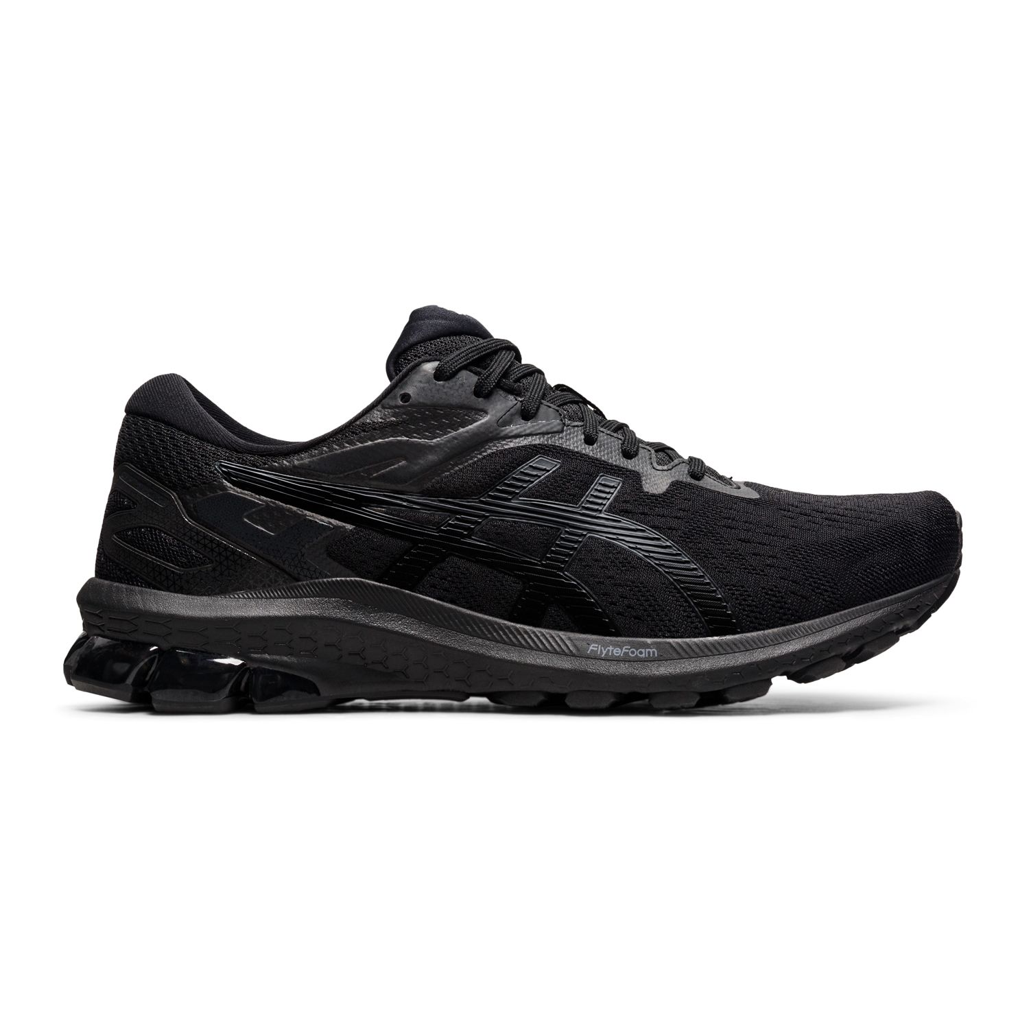 asics black shoes mens