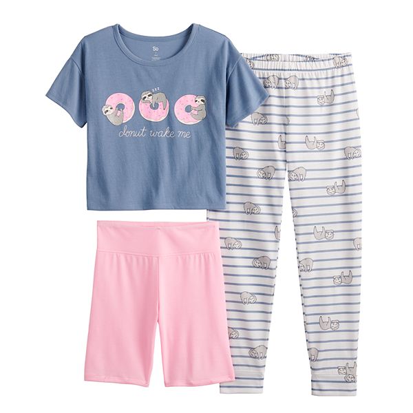 Kohls best sale girls pjs