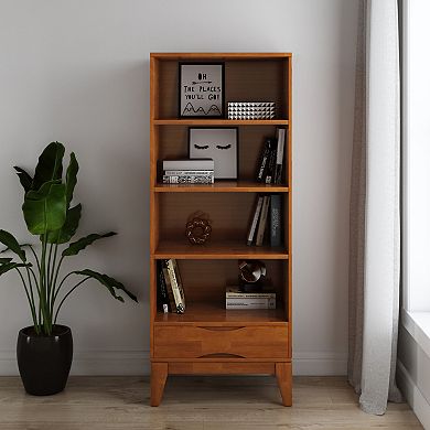 Simpli Home Harper 4-Shelf Bookcase