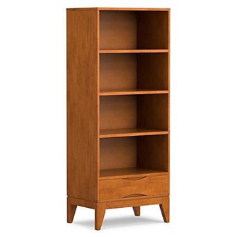 Simpli Home Harper 4-Shelf Bookcase