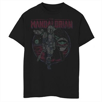 Boys 8-20 Star Wars Mandalorian Logo Poster Graphic Tee