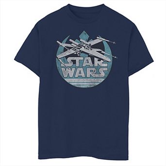 Boys 6-20 Star Wars X-Wing With Rebel Symbol Graphic Tee