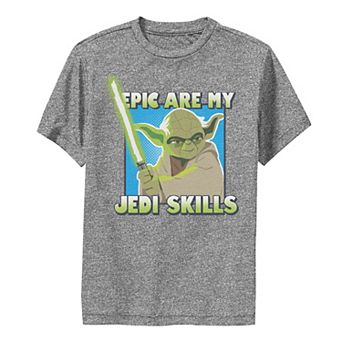 Boys 8-20 Star Wars Galaxy Of Adventures Yoda Epic Skills Performance Graphic Tee