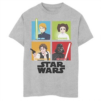 Boys 8-20 Star Wars Galaxy Of Adventures Four Square Group Graphic Tee