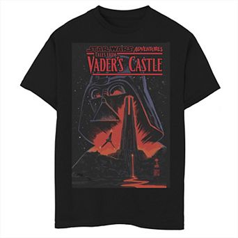 Boys 6-20 Star Wars Vader's Lava Castle Comic Cover Graphic Tee