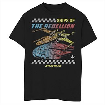 Boys 6-20 Star Wars Ships Of The Rebellion Graphic Tee