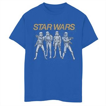 Boys 6-20 Star Wars Storm Trooper Group Line-Up Graphic Tee