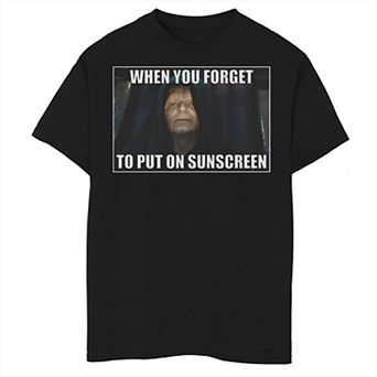 Boys 8-20 Star Wars When You Forget To Put On Sunscreen Graphic Tee