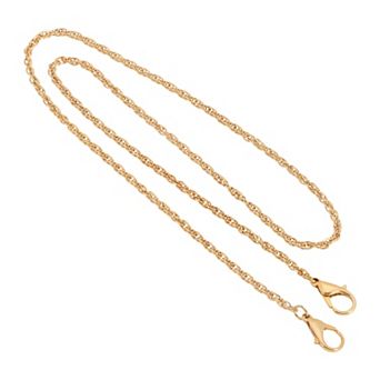 1928 Gold Tone Classic Chain Mask Holder