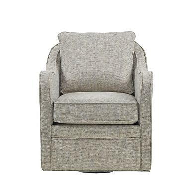 Madison Park Betty Wide Seat Swivel Arm Chair