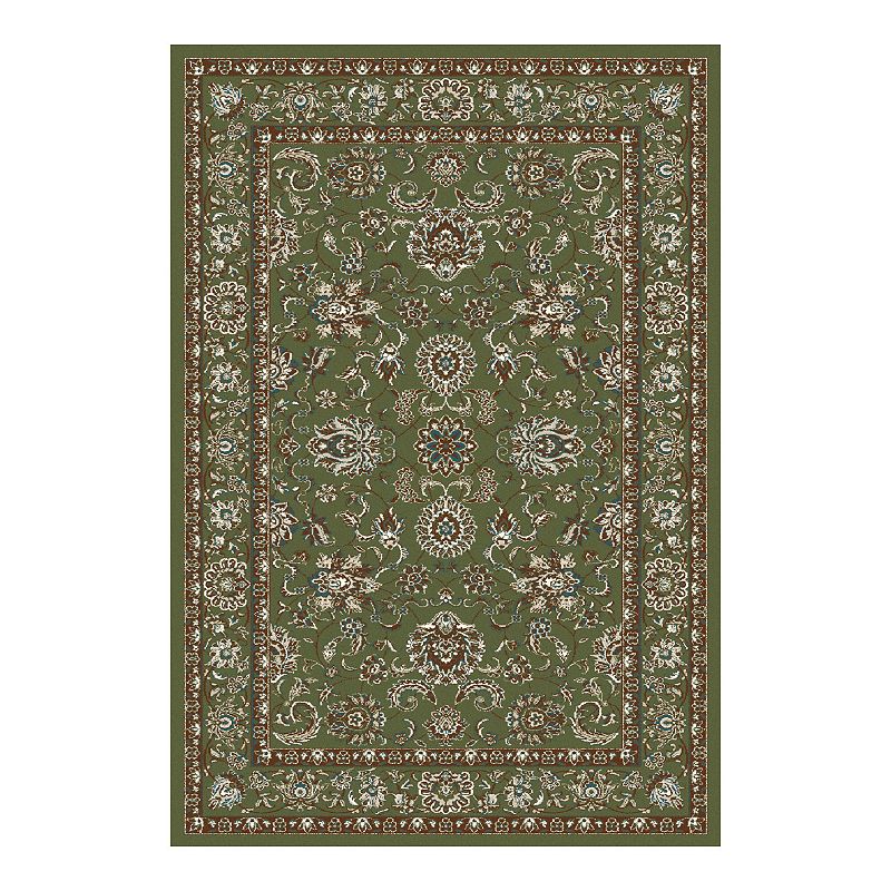 Art Carpet Abel Border Rug, Green, 5X8 Ft