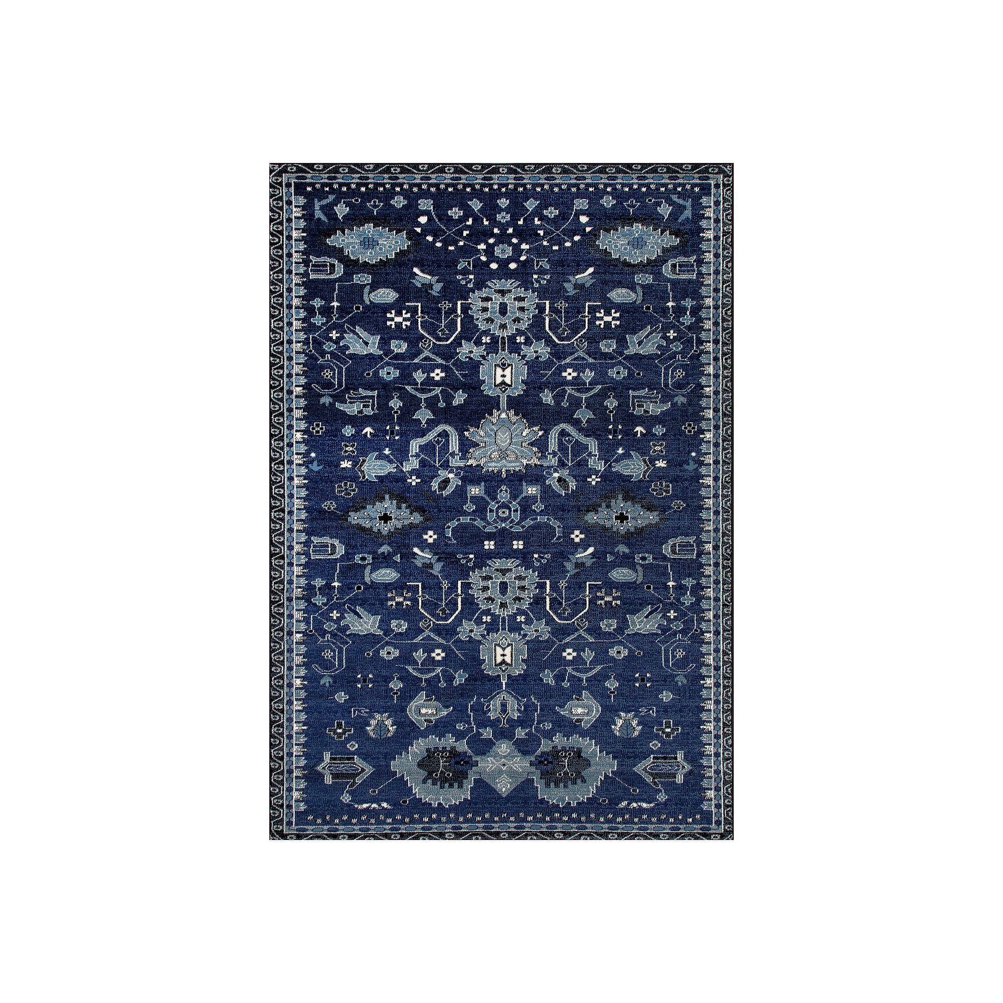 Art Carpet Abel Oasis Rug, Med Blue Linen Navy