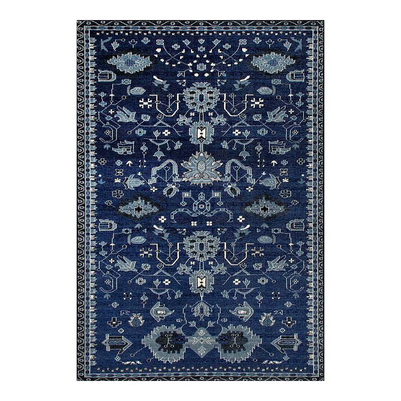 Art Carpet Abel Oasis Rug, Blue, 5X8 Ft