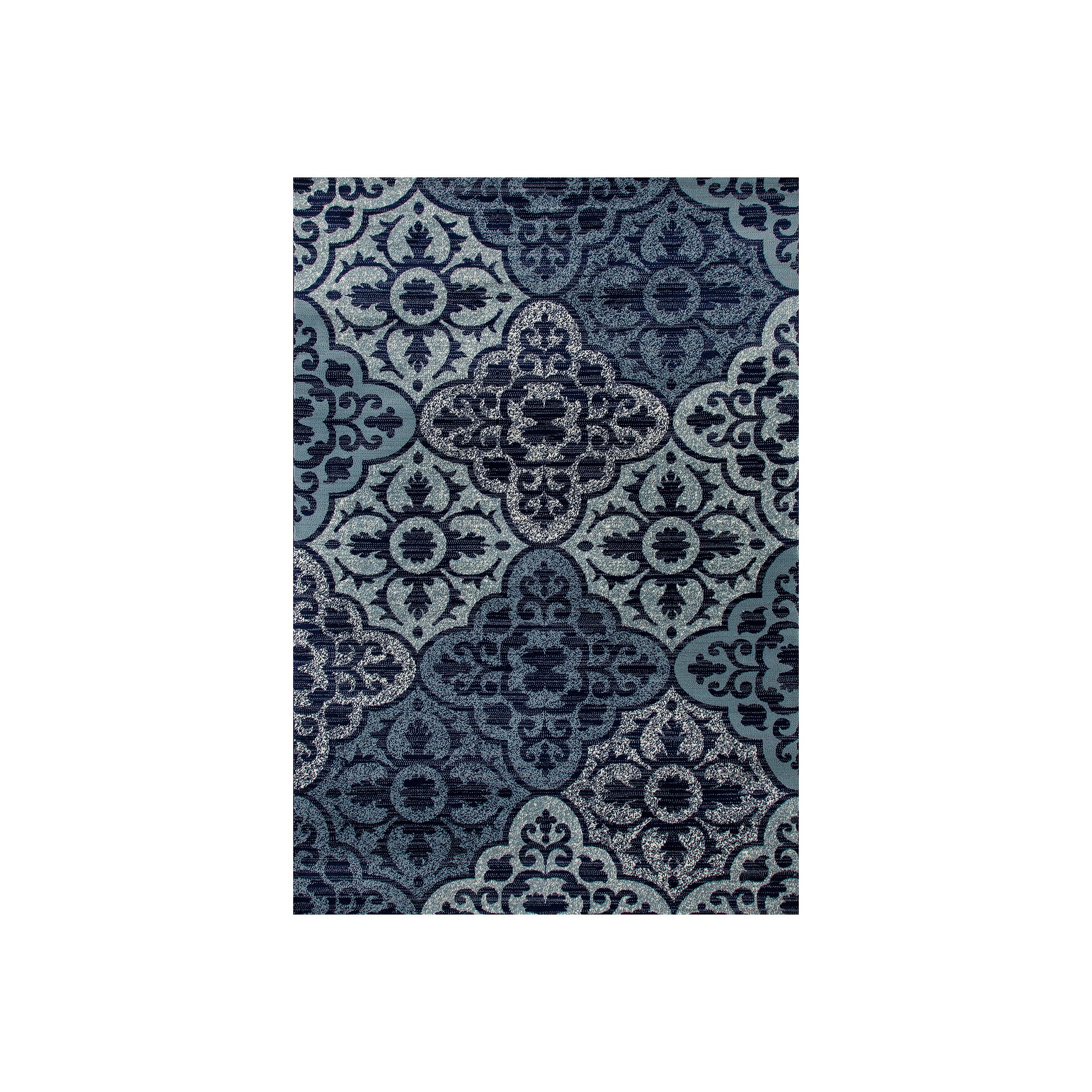 Art Carpet Abel Tilework Rug, Blue Navy Linen