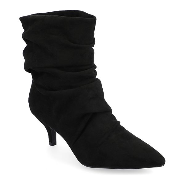 Journee Collection Jo Women's Slouch Ankle Boots - Black (9.5)
