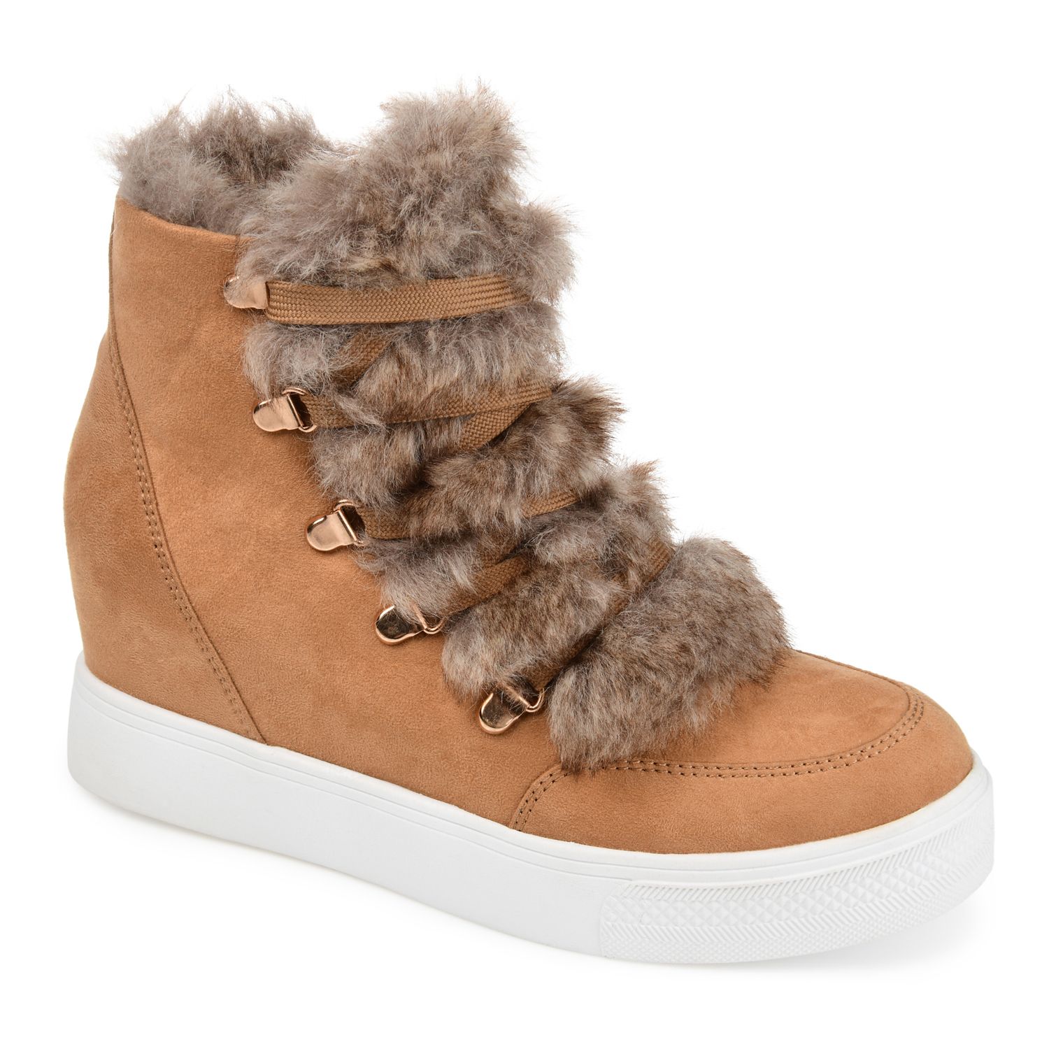 womens hidden wedge boots