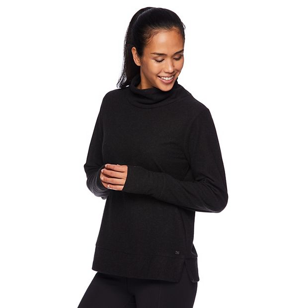 Gaiam Women's Crewneck Black Plush Sweater / Various Sizes