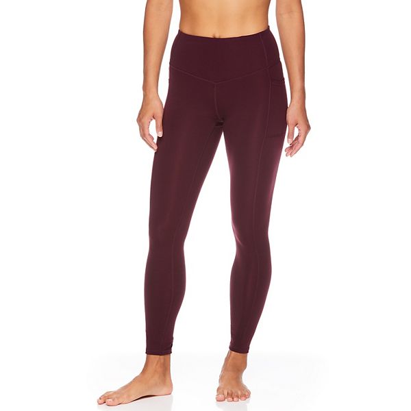 NWT Gaiam OM High Rise Pocket Yoga Legging Savannah size XS $54 Athletic