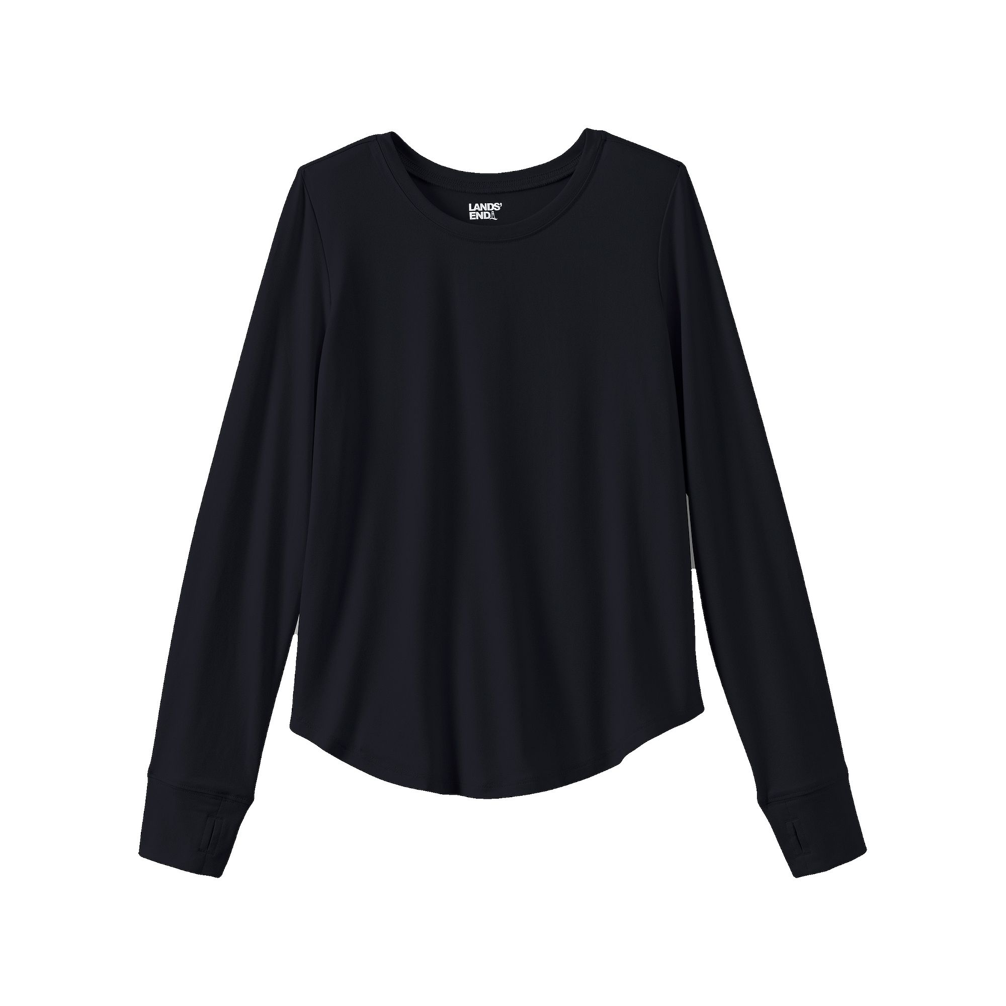 Girls 7-16 Lands End Performance Tee in Regular and Plus, Girls, Size: Sm