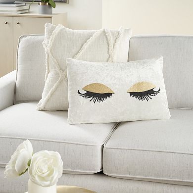 Mina Victory Nourison Luminescence Glitter Eye Shadow Throw Pillow