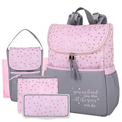 Hot pink deals diaper bag backpack