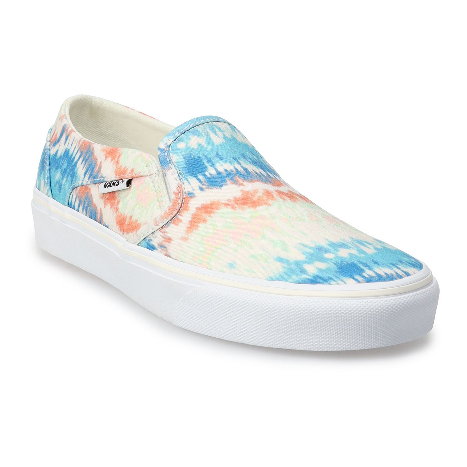 white slip on vans jcpenney